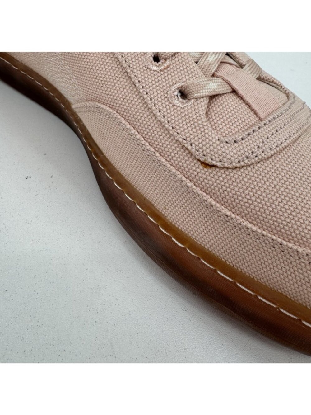 Everlane Tread Bare Sneaker size 13 Women's in Pink Canvas Classic Lace-up Shoes - Picture 4 of 11